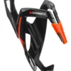 Elite Custom Race Plus Drinks Bottle Cage Black/Orange -Cycle Pro Gear 0140647 Custom Race Plus Black Glosssy orange graphic
