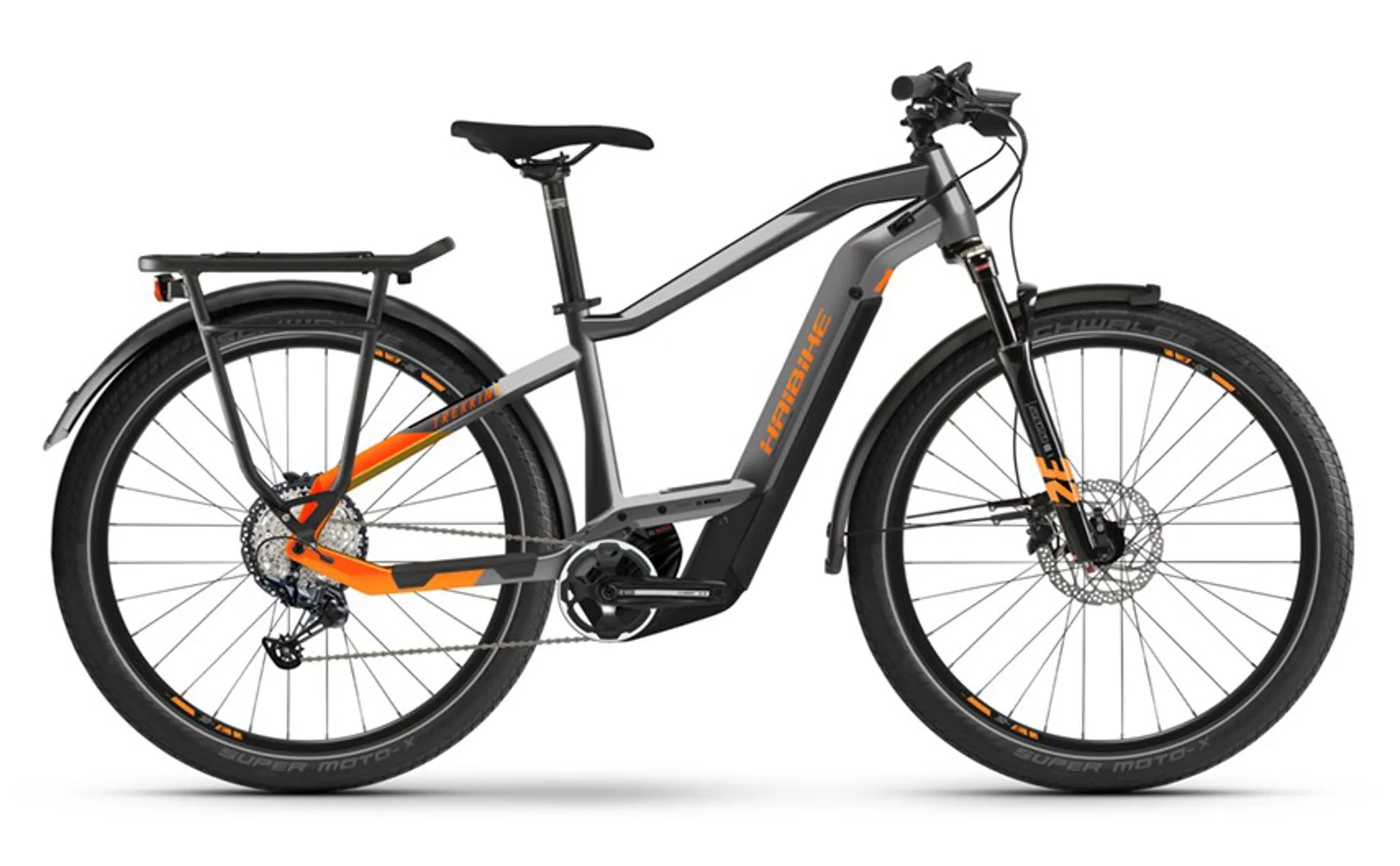 Haibike Trekking 10 625Wh Electric Hybrid Bike Titan/Lava/Black 3 Haibike Trekking 10 625Wh Electric Hybrid Bike Titan/Lava/Black