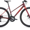 Cube SL Road Trapeze Flat Bar Hybrid Bike Dark Red/Red 1 Cube SL Road Trapeze Flat Bar Hybrid Bike Dark Red/Red -Cycle Pro Gear 551100Z light zoom