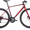 Cube SL Road Flat Bar Hybrid Bike Dark Red/Red -Cycle Pro Gear 551100 light zoom