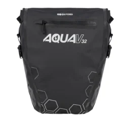 Oxford Aqua V 32 Litre Double Pannier Bag Black