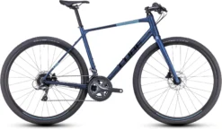 Cube Nulane Urban Hybrid Bike 2024 Velvet Blue/Black