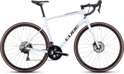 Cube Attain GTC Race Flash White/Black 2024 Carbon Road Bike