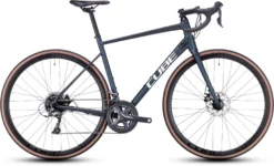 Cube Attain Road Bike 2024 Deep Blue/White