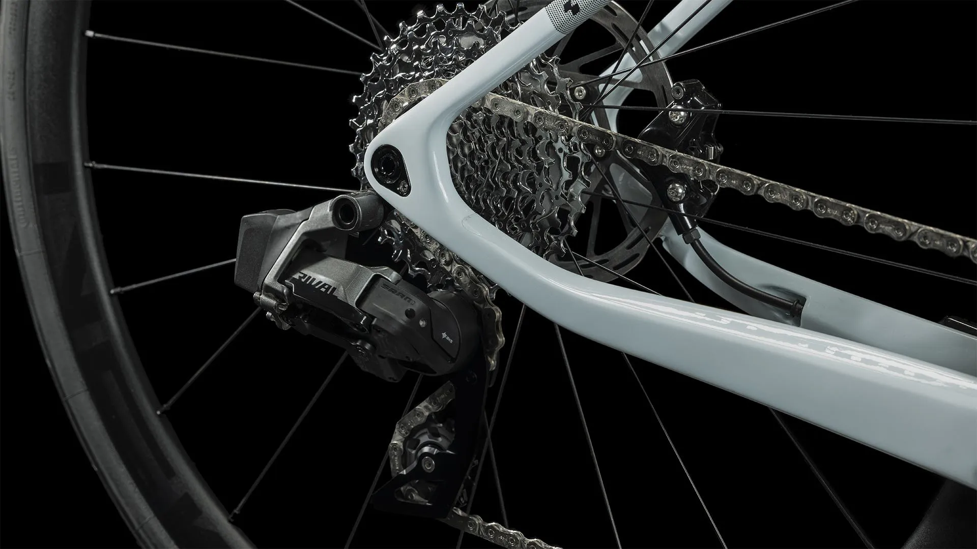 Cube Agree C:62 Pro ETap AXS Road Bike White/Orange 8 Cube Agree C:62 Pro ETap AXS Road Bike White/Orange - Image 6