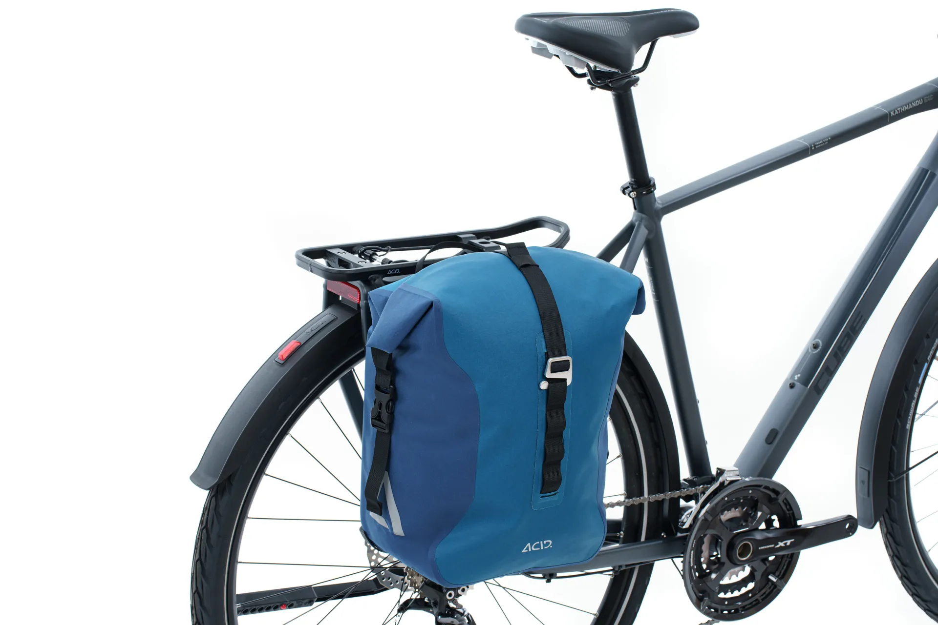 Cube ACID TRAVLR Pro 15L Pannier Bag Blue 4 Cube ACID TRAVLR Pro 15L Pannier Bag Blue - Image 2