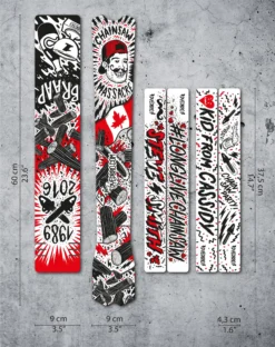 DYEDbro Long Live Chainsaw Red Frame Protection Kit