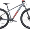 Cube Analog Hardtail Mountain Bike 2022 Grey/Red -Cycle Pro Gear CITR 502100 light zoom