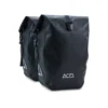 Cube ACID TRAVLR Pure 20/2 Pannier Bags Black -Cycle Pro Gear CITRSIM Acid U TravlrPure20 2PannierBags Black