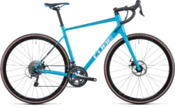 Cube Attain Race Road Bike 2022 Sky Blue/Black