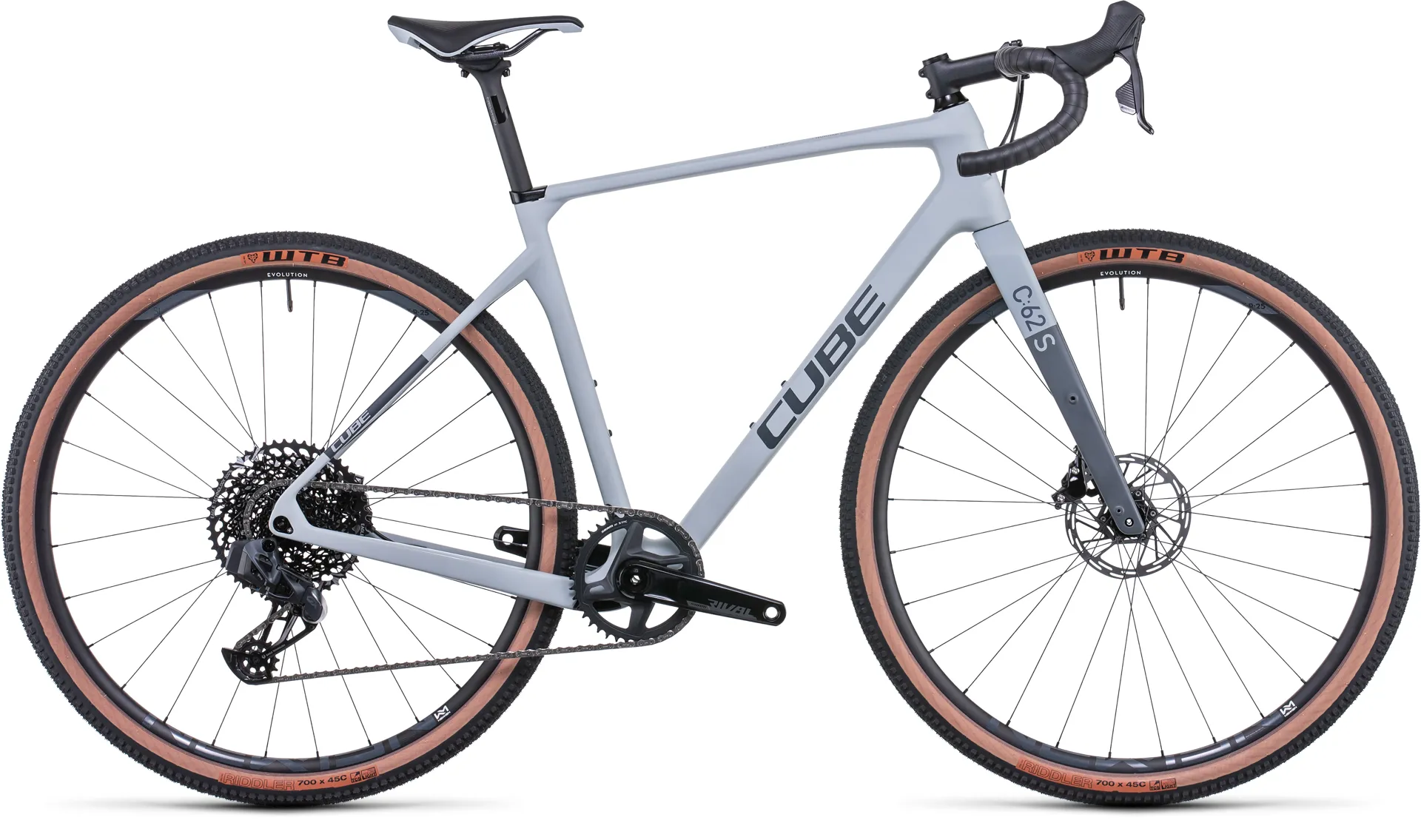 Cube Nuroad C:62 SL Gravel Adventure Bike 2022 Light Grey Cosmetically Damaged 3 Cube Nuroad C:62 SL Gravel Adventure Bike 2022 Light Grey Cosmetically Damaged