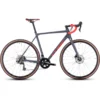 Cube Cross Race Pro Cyclocross Road Bike 2024 Grey/Red -Cycle Pro Gear CITRSIM Cube U 2023 CrossRaceProCyclocrossBike GreyRed