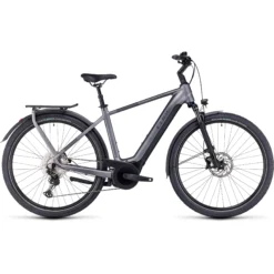 Cube Touring Hybrid EXC 625 Electric Hybrid Bike 2024 Grey/Metal