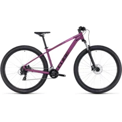 Cube Access WS Womens Hardtail Mountain Bike 2024 Dark Purple/Pink