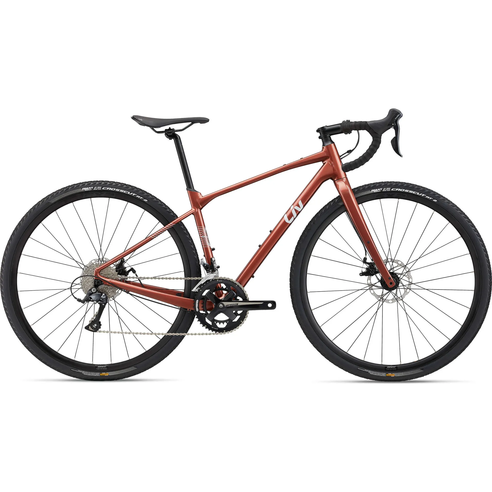 Liv Devote 2 Womens Gravel Adventure Bike Terracotta Red 3 Liv Devote 2 Womens Gravel Adventure Bike Terracotta Red