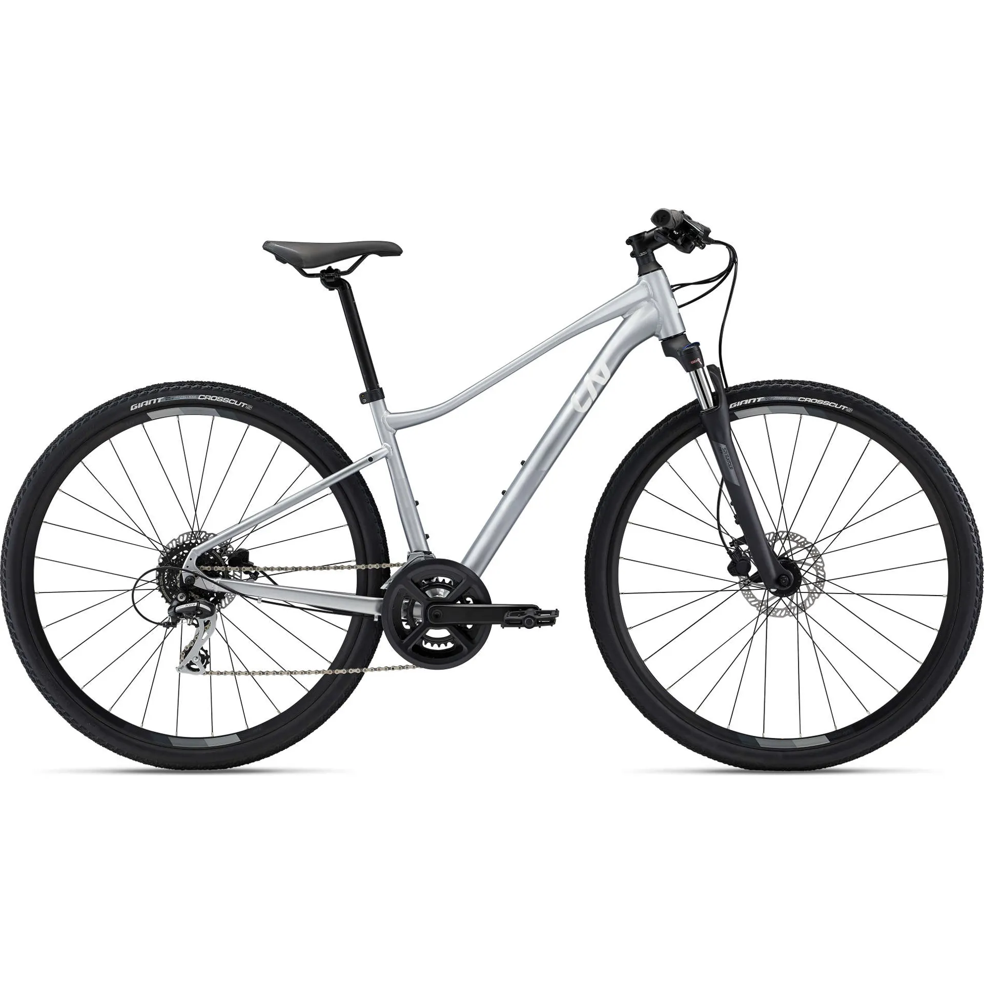 Liv Rove 3 DD Womens Hybrid Bike Silver