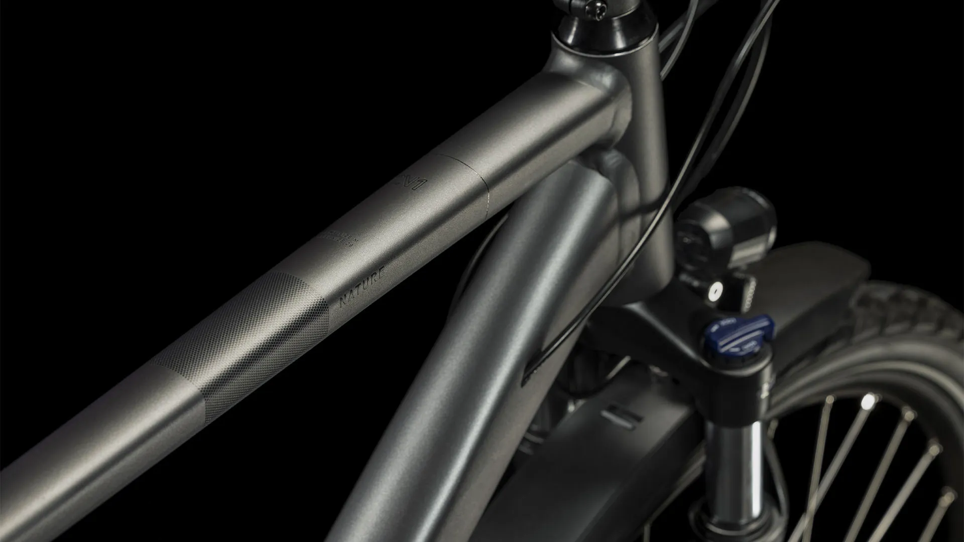 Cube Nature Allroad Trekking Bike 2024 Graphite/Black 4 Cube Nature Allroad Trekking Bike 2024 Graphite/Black - Image 2