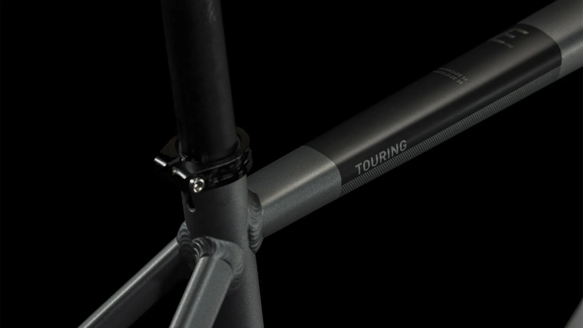 Cube Touring EXC Urban Hybrid Bike 2024 Grey/Metal 6 Cube Touring EXC Urban Hybrid Bike 2024 Grey/Metal - Image 4