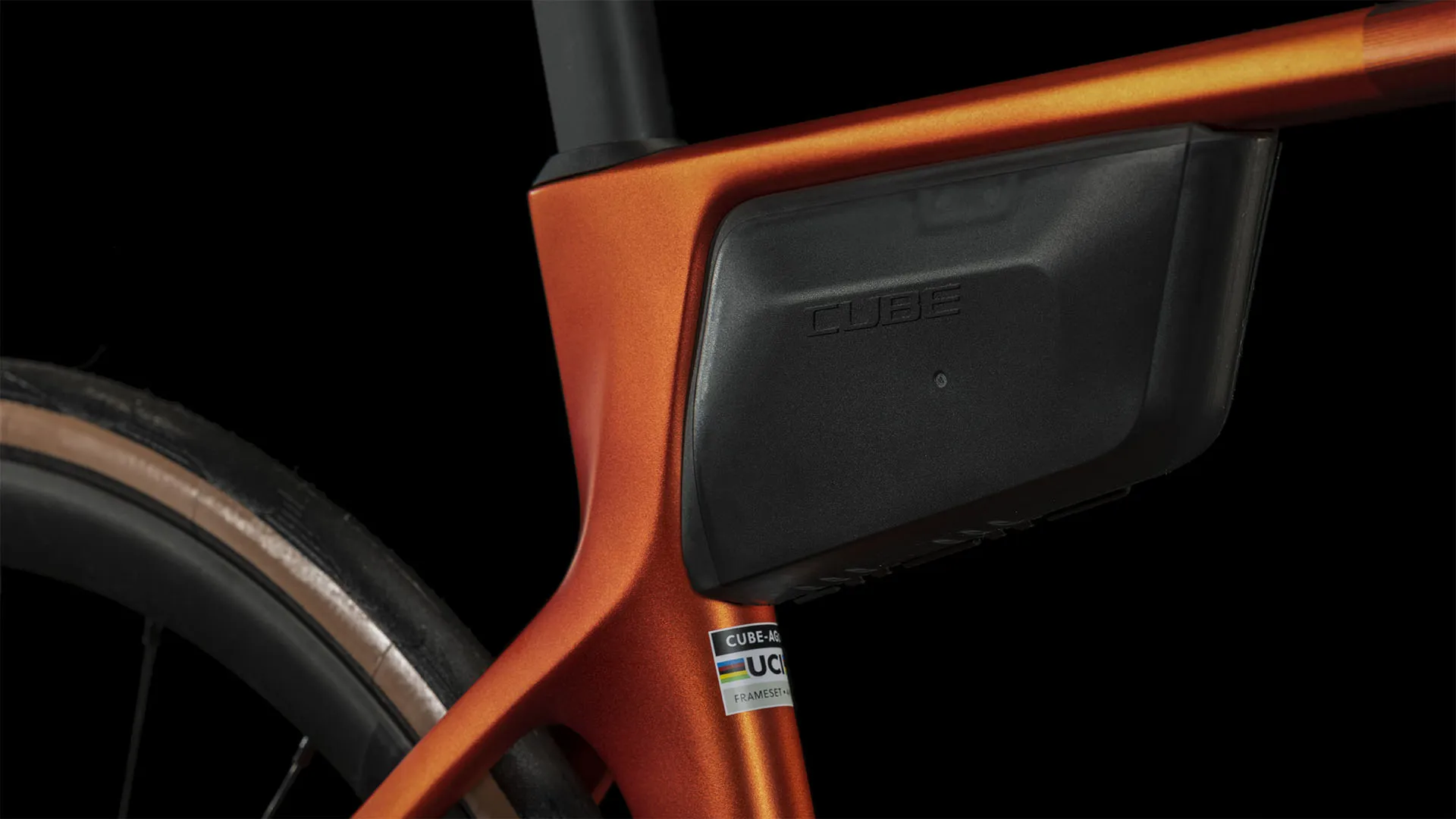 Cube Agree C:62 Race Road Bike 2024 Fire Orange/Black 6 Cube Agree C:62 Race Road Bike 2024 Fire Orange/Black - Image 4