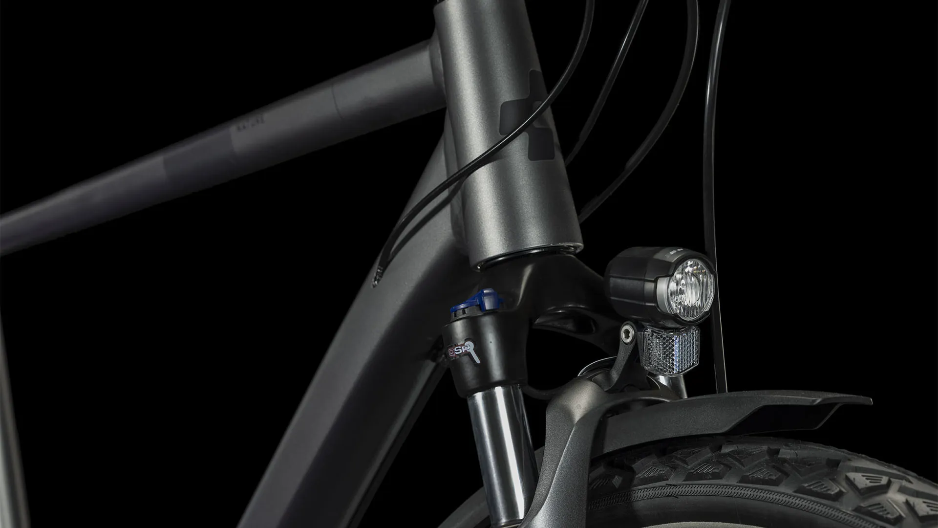 Cube Nature Allroad Trekking Bike 2024 Graphite/Black 7 Cube Nature Allroad Trekking Bike 2024 Graphite/Black - Image 5