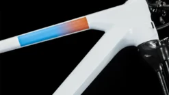 Cube Reaction C:62 Pro Hardtail Mountain Bike 2024 White/Blue/Red -Cycle Pro Gear D 204 93191 616110 D 04