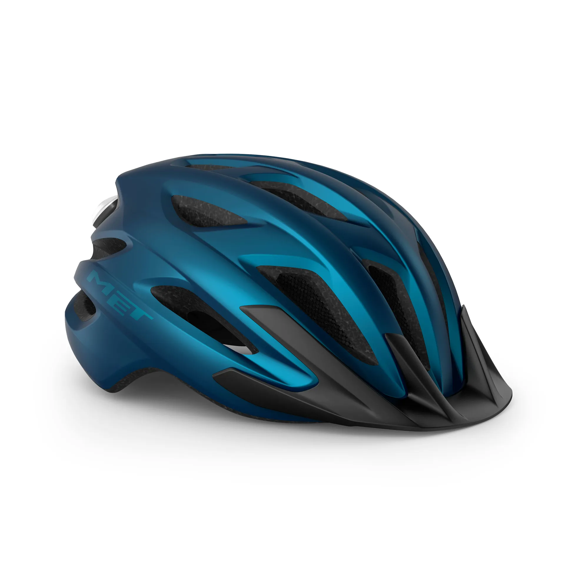 MET Crossover Helmet Metallic Blue 3 MET Crossover Helmet Metallic Blue