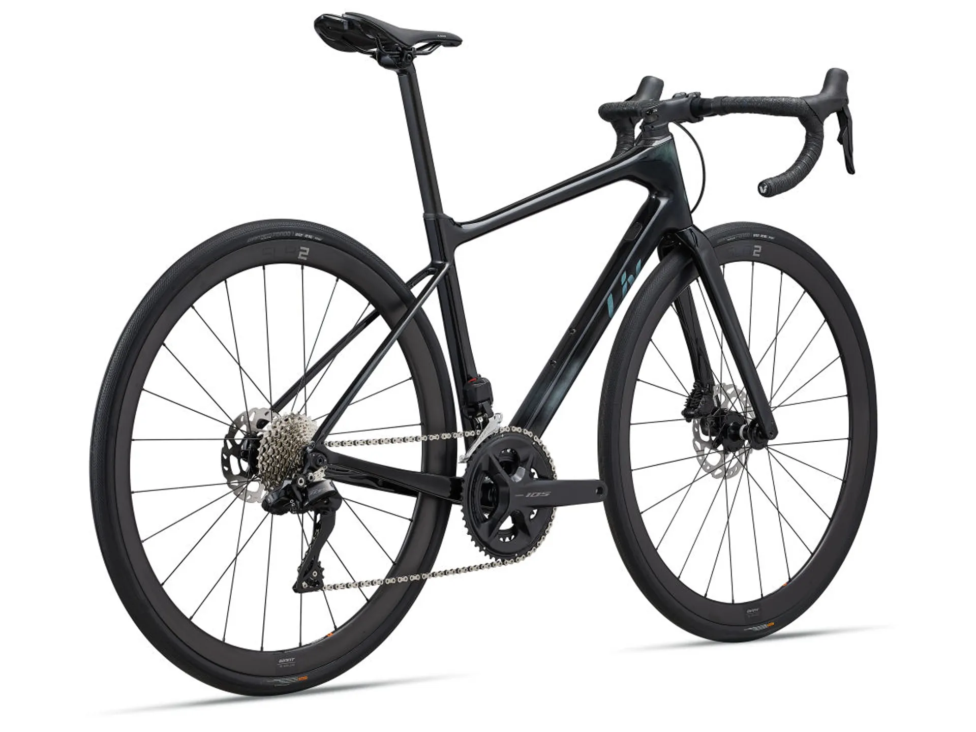 Liv Avail Advanced Pro 2 Carbon Womens Road Bike 2023 Carbon/Airglow 4 Liv Avail Advanced Pro 2 Carbon Womens Road Bike 2023 Carbon/Airglow - Image 2
