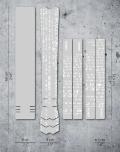 DYEDbro Matrix White Frame Protection Kit -Cycle Pro Gear Matrix white GRAFICO WEB OSCURO 1024x1024@2x