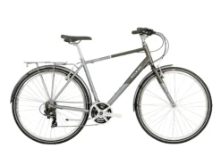 Raleigh Pioneer Crossbar Hybrid Bike Black/Grey