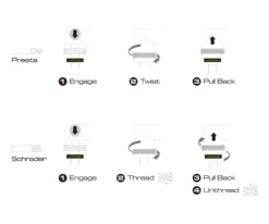 Birzman Infinite Apogee Road Hand Pump Silver -Cycle Pro Gear RoadPump2