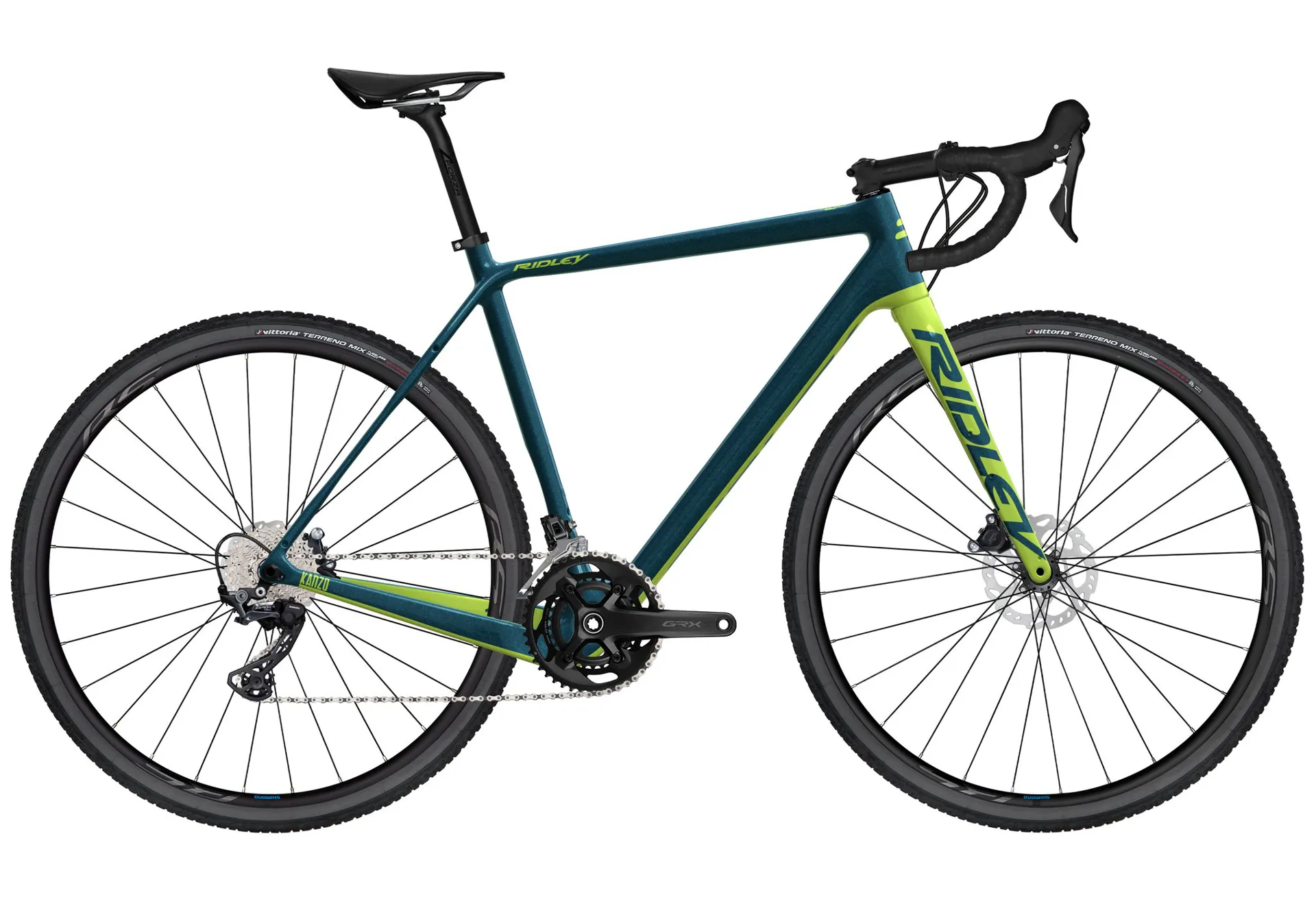 Ridley Kanzo C Adventure 1.0 GRX600 Gravel Bike 2022 Blue/Lime