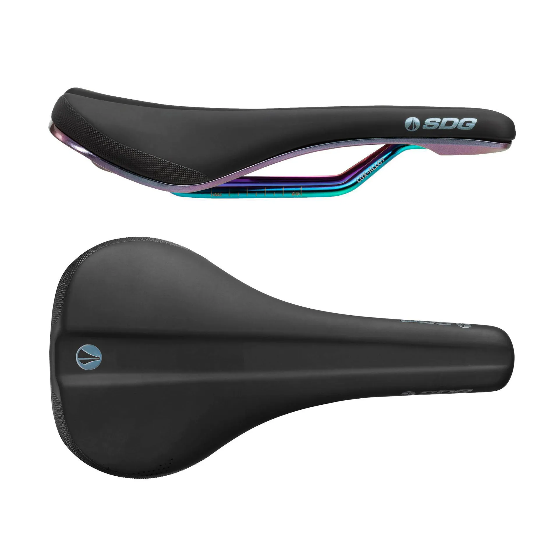 SDG Bel Air 3.0 Lux Saddle Oil Slick Alloy Rails Black 3 SDG Bel Air 3.0 Lux Saddle Oil Slick Alloy Rails Black