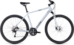 Cube Nature Pro Hybrid Bike 2024 Frost White/Grey