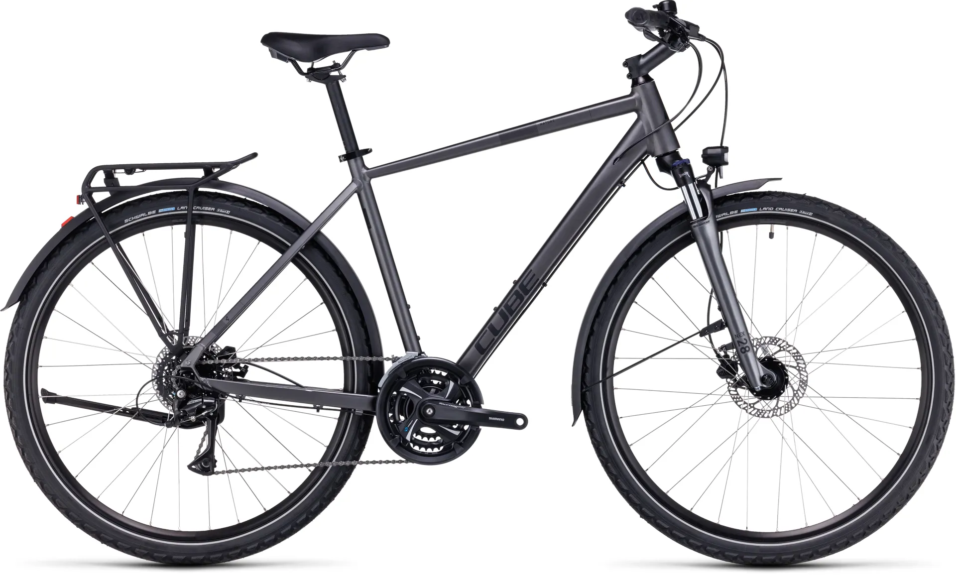 Cube Nature Allroad Trekking Bike 2024 Graphite/Black 3 Cube Nature Allroad Trekking Bike 2024 Graphite/Black