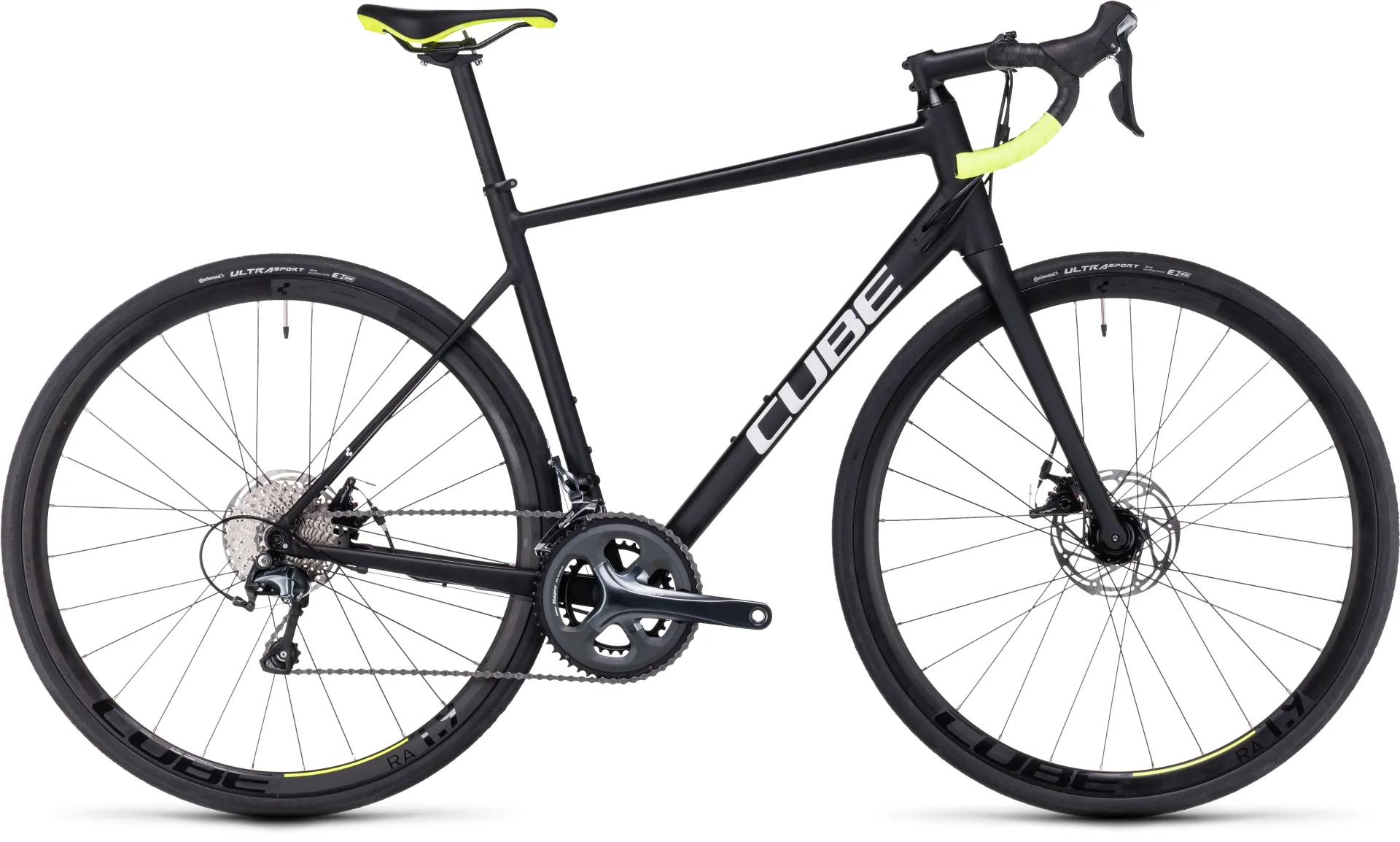 Cube Attain Race Road Bike 2024 Black/White 3 Cube Attain Race Road Bike 2024 Black/White