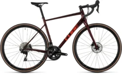 Cube Attain SLX Road Bike 2024 Deep Red/Red