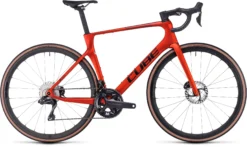 Cube Agree C:62 Race Road Bike 2024 Fire Orange/Black