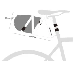 Birzman Packman Saddle Pack With Waterproof Carrier Green -Cycle Pro Gear SaddlePack0