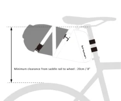 Birzman Packman Saddle Pack With Waterproof Carrier Green -Cycle Pro Gear SaddlePack000