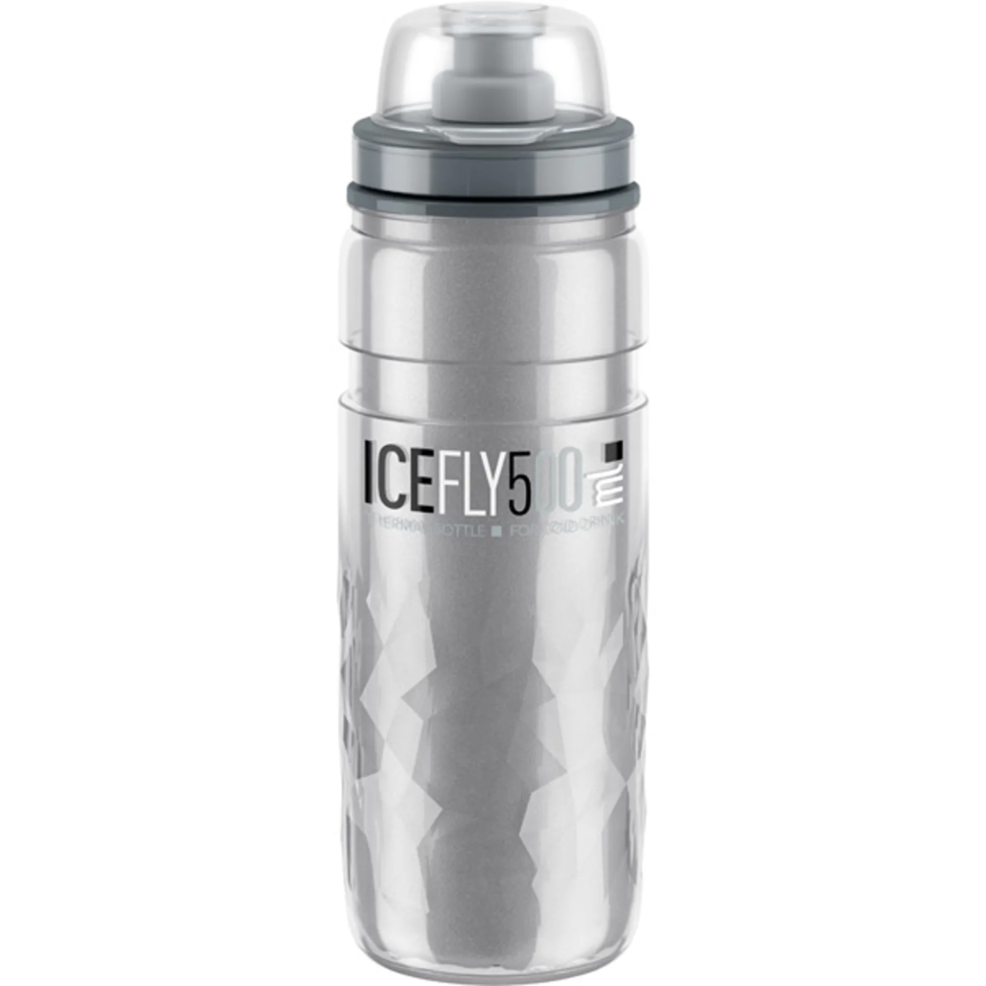 Elite IceFly 650ml Drinks Bottle Silver 3 Elite IceFly 650ml Drinks Bottle Silver