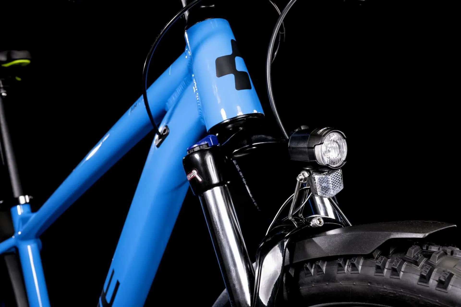 Cube Aim Race Allroad Mountain Bike 2022 Blue/Green 4 Cube Aim Race Allroad Mountain Bike 2022 Blue/Green - Image 2