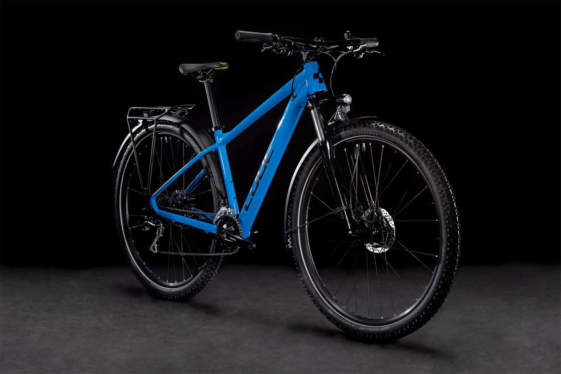 Cube Aim Race Allroad Mountain Bike 2022 Blue/Green 8 Cube Aim Race Allroad Mountain Bike 2022 Blue/Green - Image 6