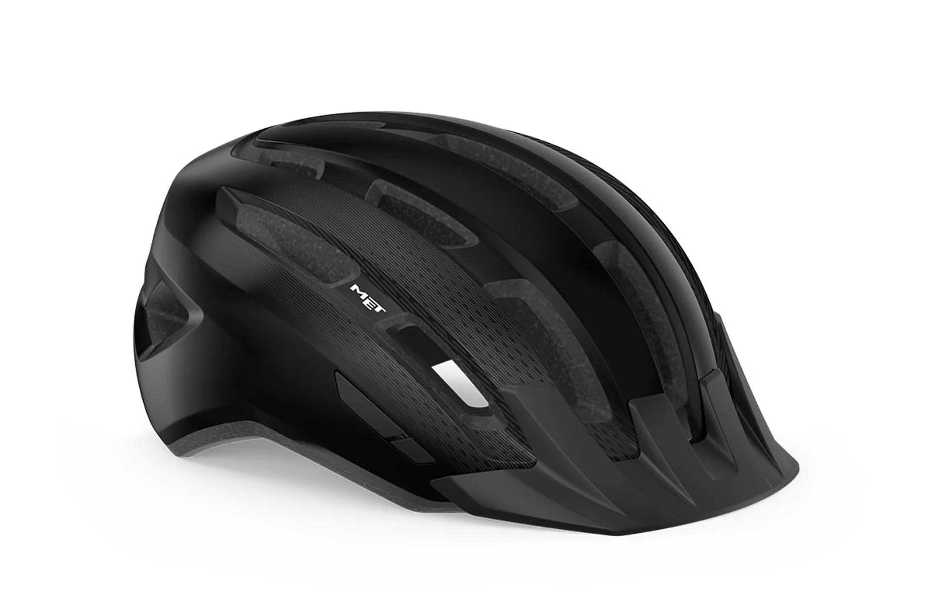 MET Downtown Urban Helmet Black 3 MET Downtown Urban Helmet Black
