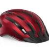 MET Downtown Urban Helmet Red -Cycle Pro Gear met downtown mips cycling helmet m137ro1