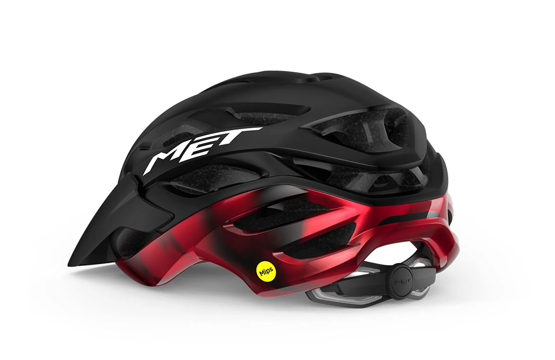 MET Veleno MIPS Cycling Helmet Black/Red 5 MET Veleno MIPS Cycling Helmet Black/Red - Image 3