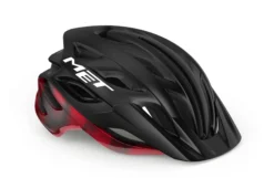 MET Veleno Mountain Bike Cycling Helmet Black/Red