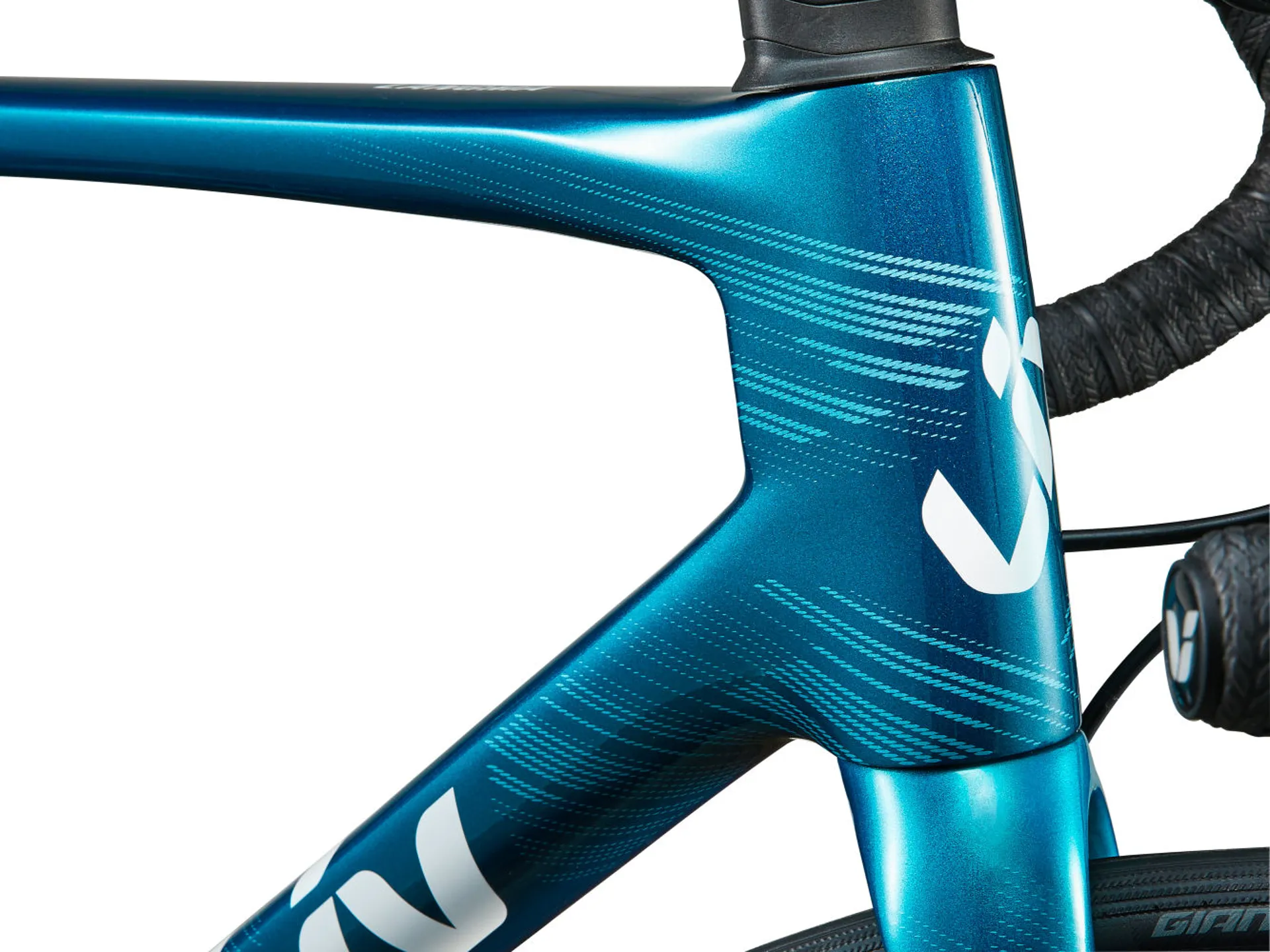 Liv Langma Advanced 1+ Disc Womens Performance Road Bike 2024 Sea Sparkle 6 Liv Langma Advanced 1+ Disc Womens Performance Road Bike 2024 Sea Sparkle - Image 4