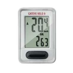 Cateye Velo 9 Wired Computer White