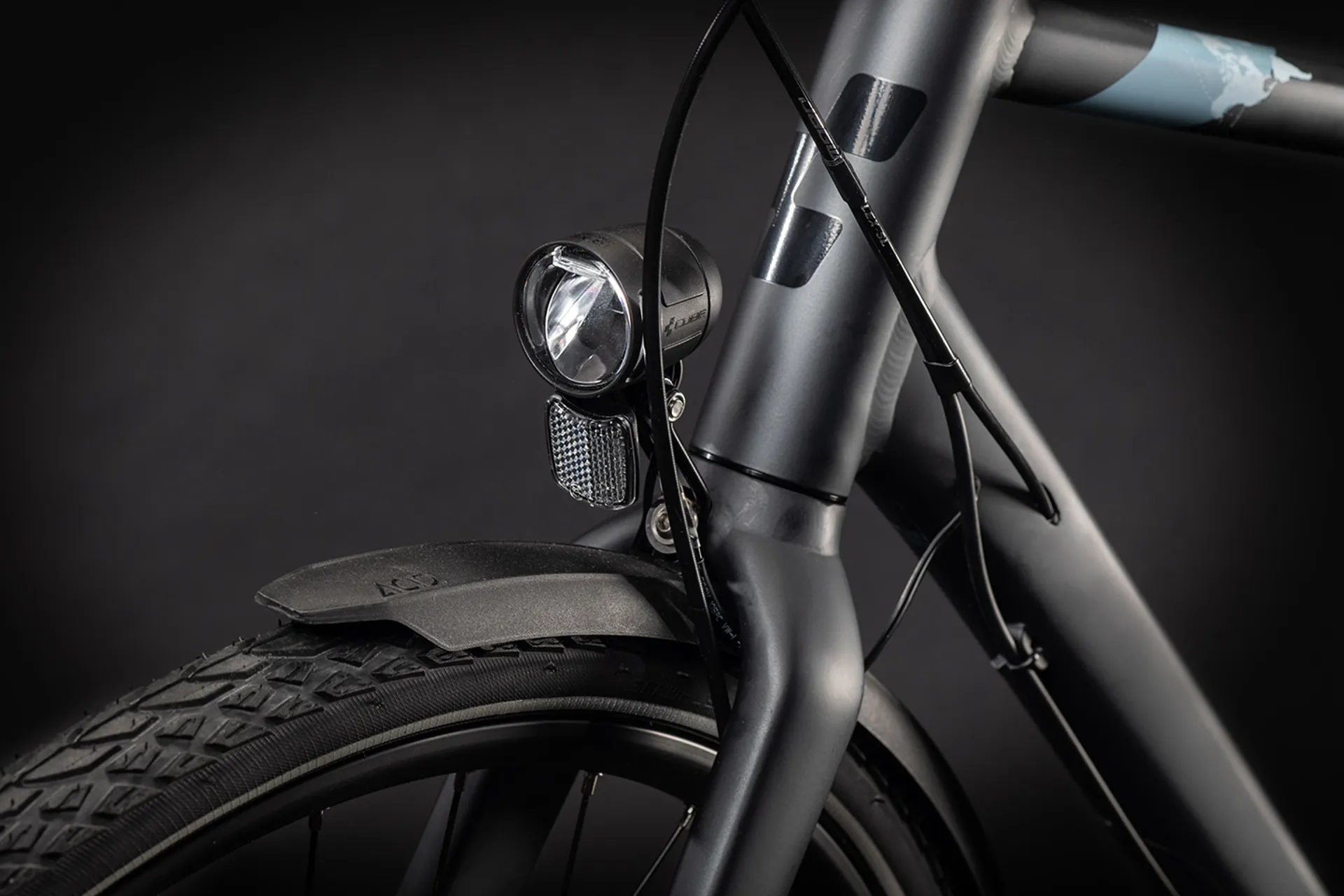 Cube Travel EXC Trapeze Hybrid Bike 2021 Iridium/Blue 5 Cube Travel EXC Trapeze Hybrid Bike 2021 Iridium/Blue - Image 3